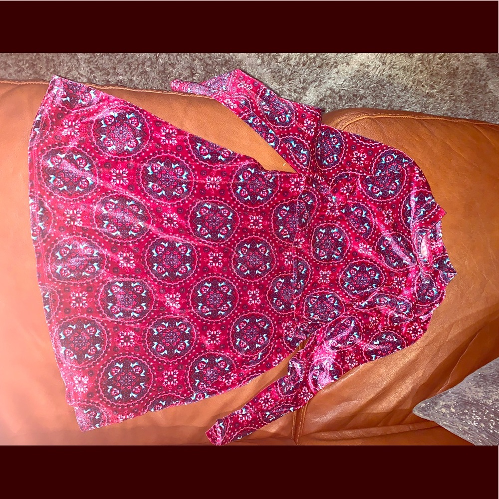 Velvet party dress for girls